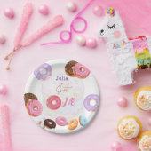 Donut 1. Geburtstagsmädchen Pappteller (Party)