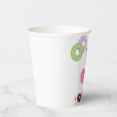 Donut 1. Geburtstagspink Pappbecher (Rechts)