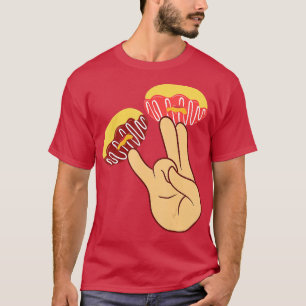 Donut 2 in Rosa 1 in der stinkfarbenen Funny Dirty T-Shirt