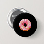 Donut Adult Kids Men Women Doughnut Costume  Button (Vorne & Hinten)