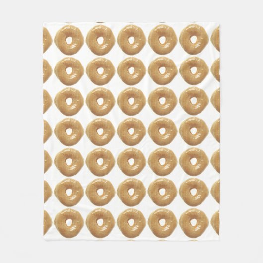 Donut angehobene Glazed Bakers Dutzend Fleecedecke (Vorderseite)