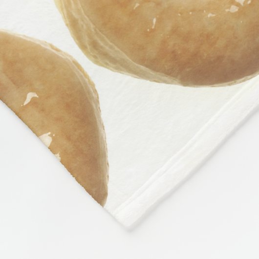 Donut angehobene Glazed Bakers Dutzend Fleecedecke (Ecke)