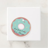 Donut Aquamarin Zuckerguss Geburtstag Geschenkanhänger (Beispiel)