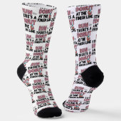 Donut auf der finish Line Funny Fitness Motivation Socken (Gewinkelt)