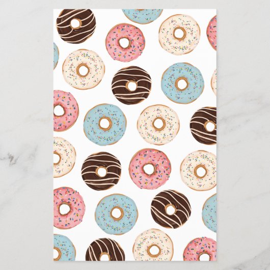 Donut Baby Bingo Game Flyer (Hinten)