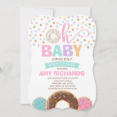Donut Baby Dusche Einladung Sprinkle Dusche (Vorderseite)