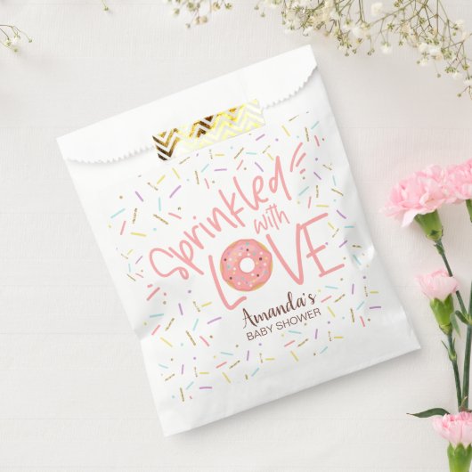 Donut Baby Dusche Sprinkle Gevor Bag Geschenktütchen (Versiegelt)