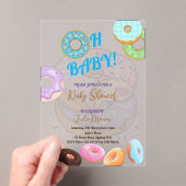 Donut Baby Showboy Acryleinladungen (Insitu (Handheld))
