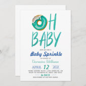 Donut Baby Sprinkle Baby Dusche Einladung (Vorne/Hinten)