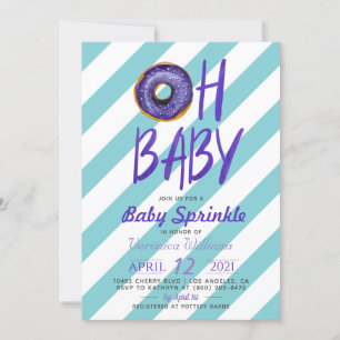 Donut Baby Sprinkle Baby Dusche Einladung