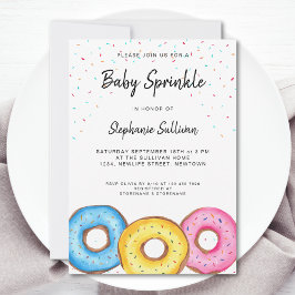 Donut Baby Sprinkle Baby Dusche Einladung