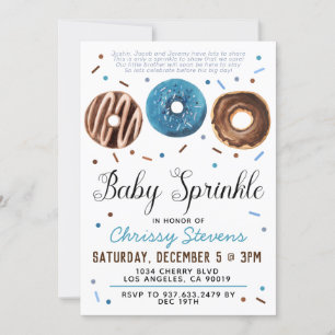 Donut Baby Sprinkle Baby Dusche Einladung