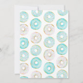 Donut Baby Sprinkle Einladung (Rückseite)