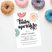 Donut Baby Sprinkle Einladung
