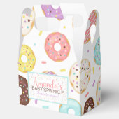Donut Baby Sprinkle Gastgeschenk Box Geschenkschachtel (Geöffnet)