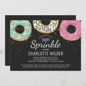 Donut Baby Sprinkle | Gender Neutral Einladung (Vorne/Hinten)