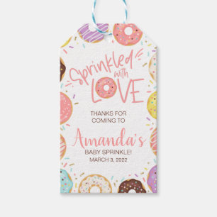 Donut Baby Sprinkle Geschenkmarke Geschenkanhänger