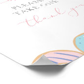 Donut Baby Sprinkle Lieblingsunterschrift Poster (Ecke)