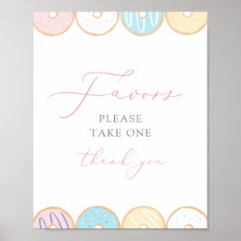 Donut Baby Sprinkle Lieblingsunterschrift Poster