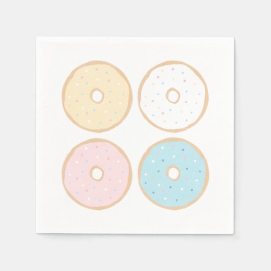 Donut Baby Sprinkle Serviette (Vorderseite)