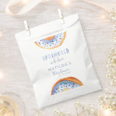 Donut Babydusche blau Girl niedliche Begrüßung Geschenktütchen (Ausgeschnitten)