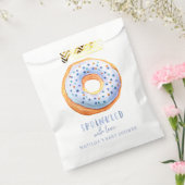 Donut Babydusche Blau niedliches elegantes Party Geschenktütchen (Versiegelt)