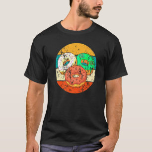 Donut Backbäckerei Backkuchen Vintag Retro 7 T-Shirt