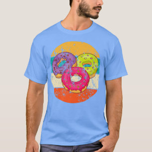 Donut Backbäckerei Kuchen Vintag Retro 141 T-Shirt