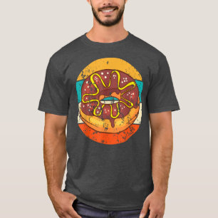 Donut Backbäckerei Kuchen Vintag Retro 1444 T-Shirt