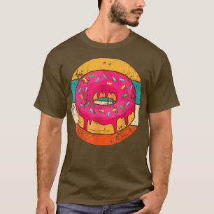 Donut-Backen-Bäcker-Bäckerei-Kuchen-Vintage-Retro- T-Shirt