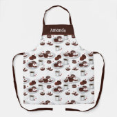 Donut Baker Individuelle Name Schürze (Vorderseite)