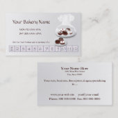 Donut Bakery Baker Shop Kundenbindung Treuekarte (Vorne/Hinten)