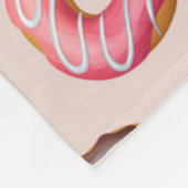 Donut Bakery Shop Muster Fleecedecke (Ecke)