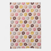 Donut Bakery Shop Muster Geschirrtuch (Vertikal)