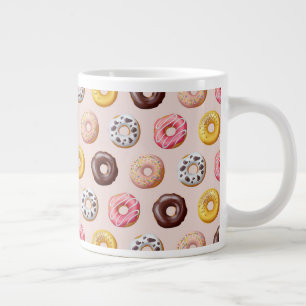 Donut Bakery Shop Muster Jumbo-Tasse