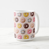 Donut Bakery Shop Muster Kaffeetasse (VorderseiteRechts)