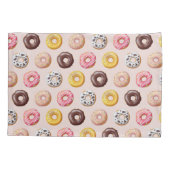 Donut Bakery Shop Muster Kissenbezug (Rückseite-Links)