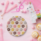 Donut Bakery Shop Muster Pappteller (Party)