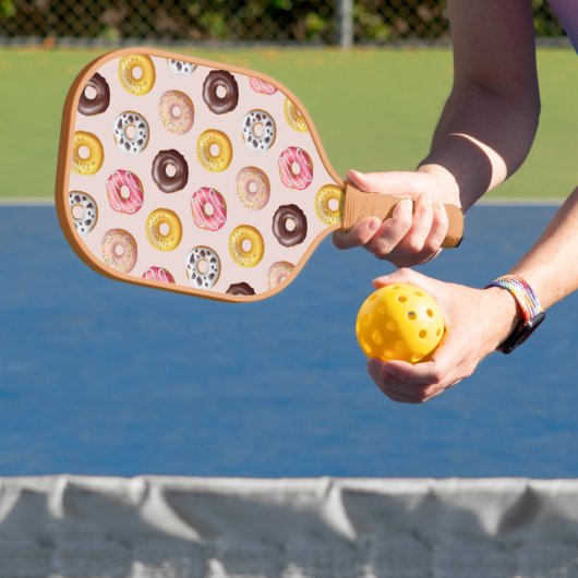 Donut Bakery Shop Muster Pickleball Schläger (InSitu)