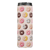 Donut Bakery Shop Muster Thermosbecher (Rückseite)