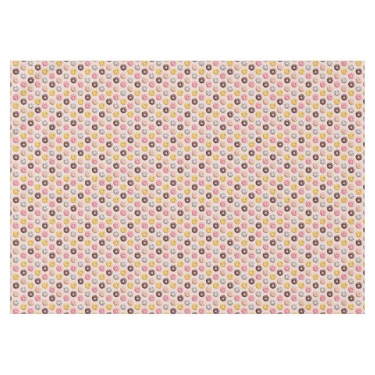 Donut Bakery Shop Muster Tischdecke (Vorderseite (Horizontal))