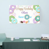 Donut-Banner zum 1. Geburtstag Banner (Messeveranstaltung)
