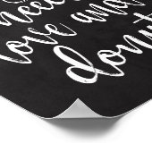 Donut Bar 8x10 Chalboarboard Hochzeitszeichen Poster (Ecke)