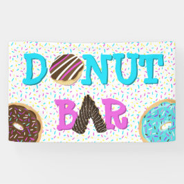 Donut Bar Doughnut Wall Banner