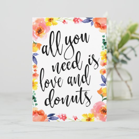 Donut Bar erschwingliche boho blumengeschmückte Ho (Stehend Vorderseite)