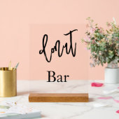 Donut-Bar-Hochzeit-Acrylschild Acrylschild (Hochzeit)