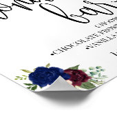 Donut Bar Party Hochzeitsempfang Poster (Ecke)