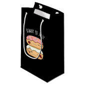 Donut Be Jelly Funny Donut Pun Kleine Geschenktüte (Vorderseite Schrägansicht)