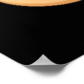 Donut be Jelly Funny Food Puff Dark BG Poster (Ecke)