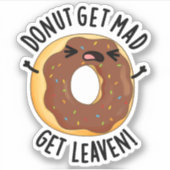 Donut bekommen Mad Leaven Funny Donut Pub Aufkleber (Vorderseite)